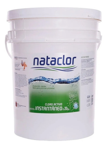 Imagen 3 de 7 de Cloro Granulado Instantáneo 20 Kg Nataclor Pintumm