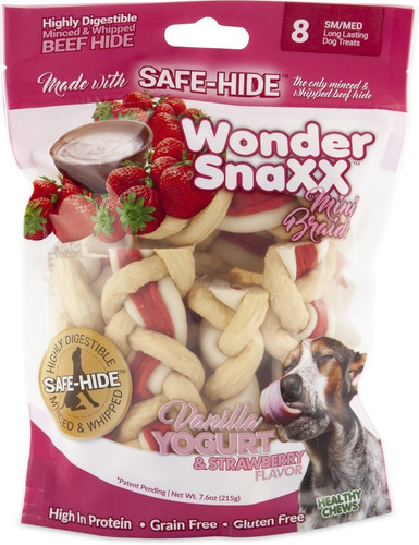 Snack Premio Carnaza Petmate Wonder Snaxx Mini B 8 Pz 215 Gr