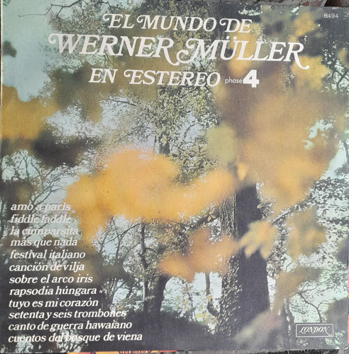 El Mundo De Werner Muller En Estéreo 4 Vinilo