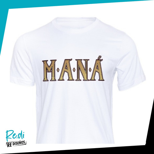 Remera Personalizada Maná 2024 Sublimada