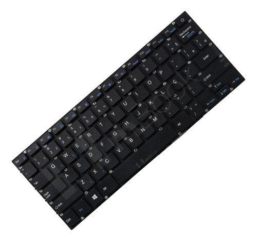 Teclado Para Notebook Multilaser Legacy Pc101 Pc102 Pc107 Cor Preto