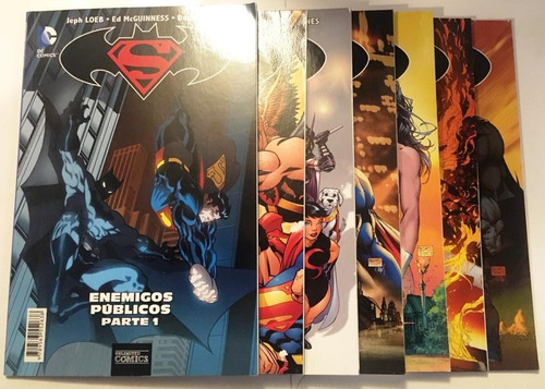 Comic Dc: Batman Superman - Enemigos Públicos. 7 Tomos.