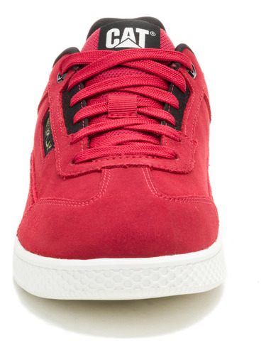 Zapatilla Hombre Pause Retro T-toe Rojo Cat