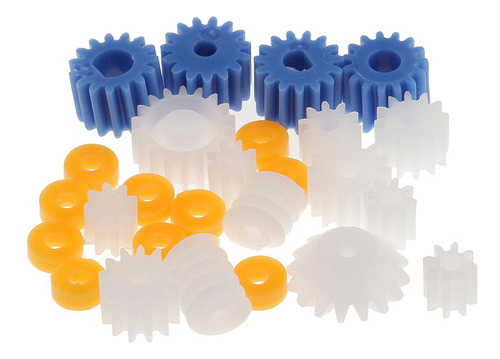 26 Plástico Diy Engranaje Motor Kit Modelo De Robot Para