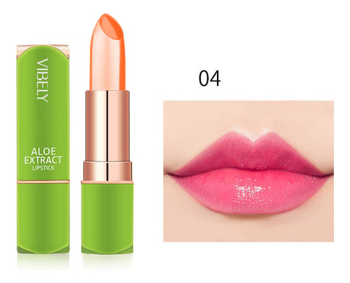 Lápiz Labial En Forma De Gelatina Hidratante, Cálido Y Que C