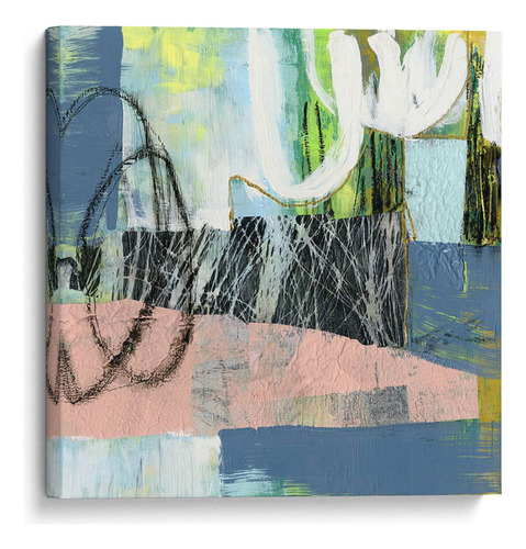 Canvas Lab Cuadro Circlos I 100x100, Jennifer Goldberger