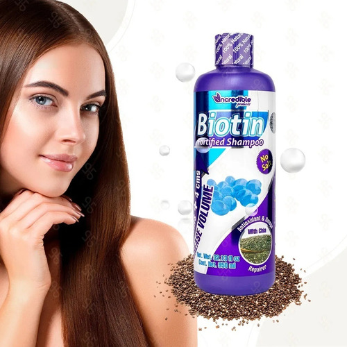 Shampoo Fortificante Con Biotina 950ml Incredible Products