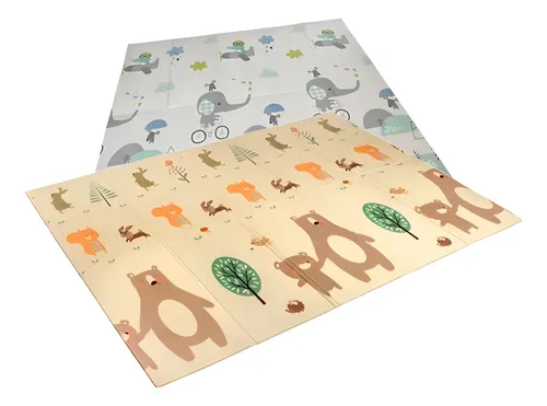Zoop Toys Tapete Dobrável Infantil Dupla Face Térmico Emborrachado Animais Bege — R$ 78,99 em Mercado Livre, 28% OFF