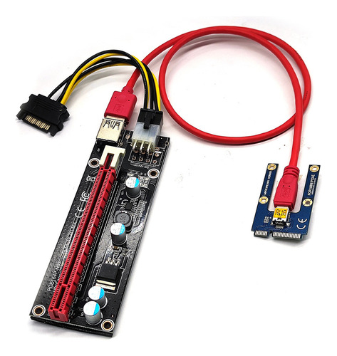 Cable De Alimentación Para Tarjeta Mini Pcie Riser Sata 16x