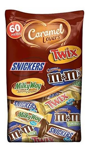 Mars Chocolate Caramel Amantes (m & M's, Snickers Y Twix Vía