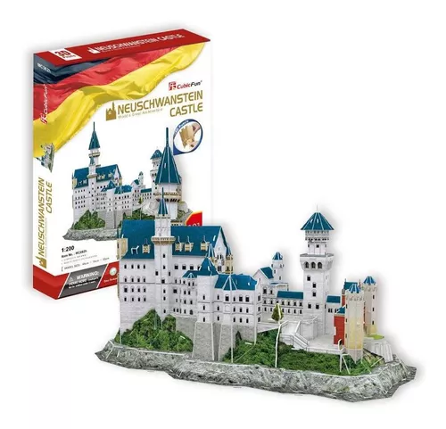 Quebra-cabeça 1000 Peças Castelo Neuschwantein - Colorido