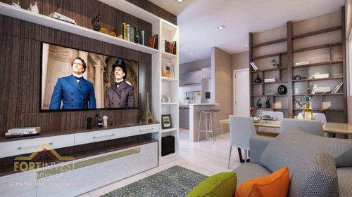 Imagem 6 de 9 de Apartamento Com 1 Dormitório À Venda, 40 M² - Vila Guilhermina - Praia Grande/sp - Ap2479