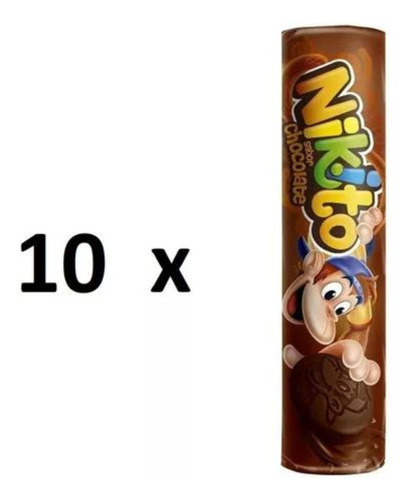 Bolacha Biscoito Nikito 120g Sabores Variados 10 Unidades