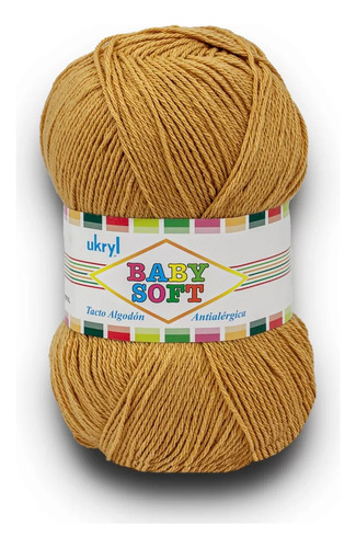 Pack 10 Lana Ukryl Baby Soft 100 Grs Para Tejer Ropa Bebe 