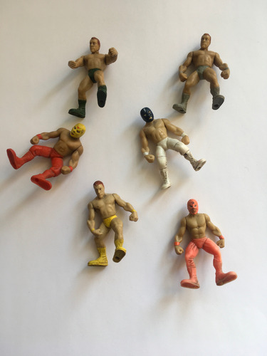 Wwe 6 Micro Figuras Jakks Luchadores Año 2010 (Usado)