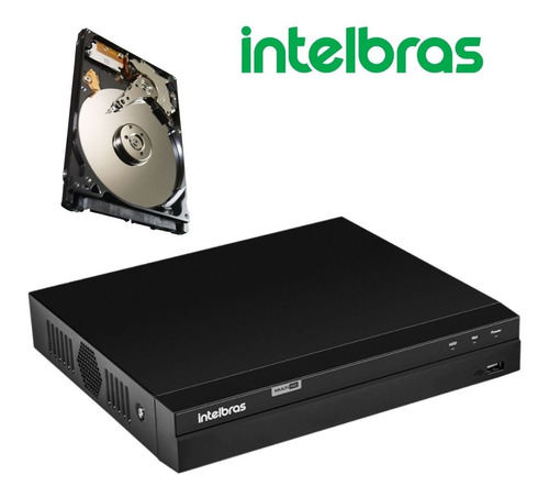 Dvr 8 Canais Com Hd 2tb Multi Hd Mhdx 1208 Intelbras