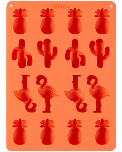 Molde Silicon Chocolate Cactus Flamingo Wilton 2115-3835