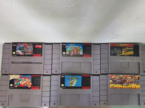 Coleccion Juegos Originales Para Nintendo Snes Leer Descrip (Usado)