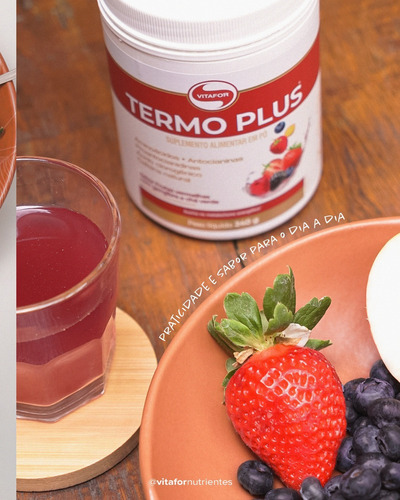 Termo Plus Tangerina Com Chá Verde Vitafor 240g