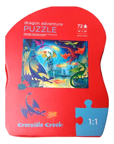 Puzzle Didáctico De Piso 72 Piezas - Crocodile Creek (Usado)