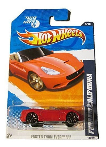 2011 Hot Wheels Ferrari California Red 145244 Por Mattel