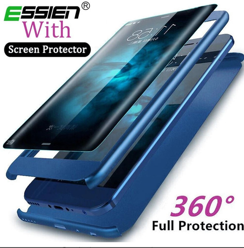 Imagen 2 de 2 de Funda Samsung Galaxy Plastico Rigido Cobertura Total 360°