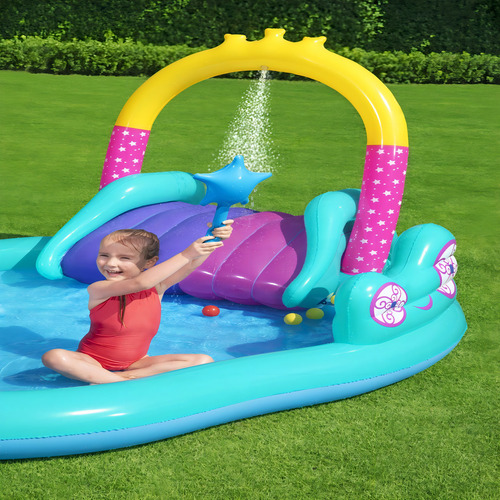 Centro Juegos Acuaticos Infantil Unicornio Bestway 274x198x1 (Usado)