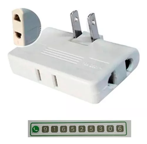 Adaptador de Enchufe de Schuko tipo F a Enchufe Italia Blanco