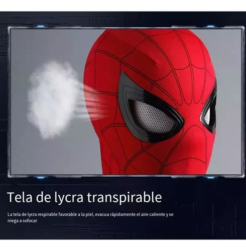 Máscara De Spider-man, Ojos En Movimiento, Destellos. Rr1