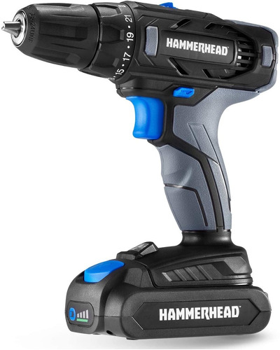 Taladro Inalámbrico Hammerhead 20 V Pila Cargador 2 Speeds