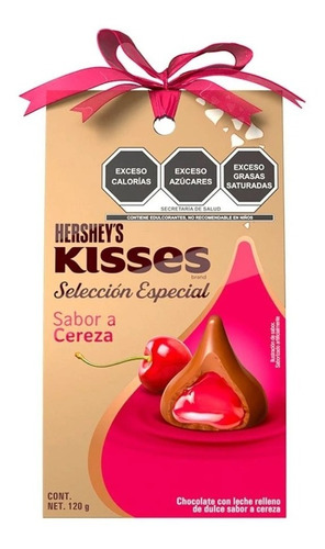 Kisses Selección Especial Relleno Sabor Cereza Caja 120g