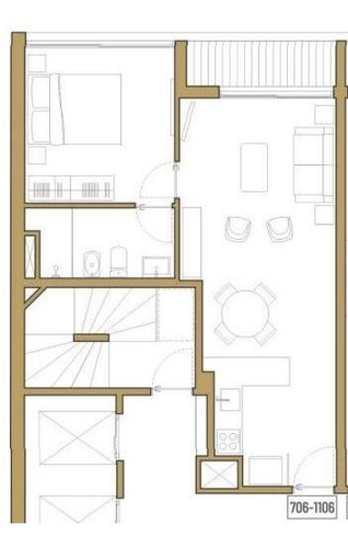 Imagen 2 de 10 de Apartamento En Venta De 1 Dormitorios En Pocitos (ref: Bch-301)