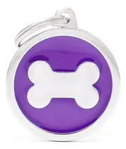 Comprar Chapa Identificatoria Para Mascota My Family Big Circle Bone