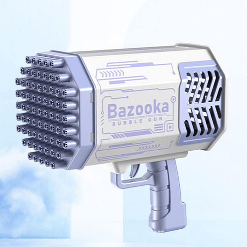 Máquina De Burbujas 2022 Para Niños, Soplador De Máquina De Burbujas Mejorado Con 69 Agujeros De Burbujas Y Función De Luz, Fabricante Automático De Burbujas Con 2 Botellas De Solución De Burbujas