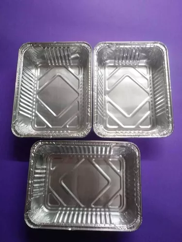 Bandeja de Aluminio Descartable R3 F275 x50 - Papelera Flexipack -  Embalajes y Descartables