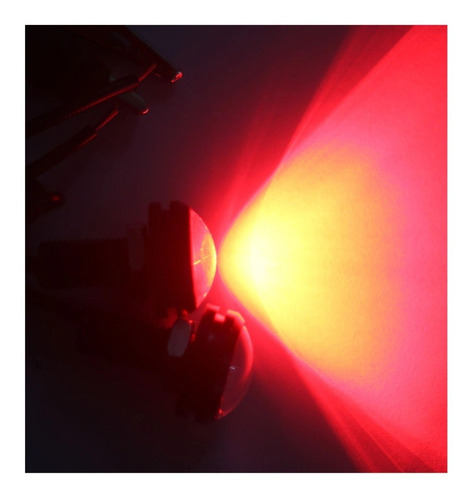 Imagen 5 de 5 de Kit Ojo De Aguila 9w Con Lupa Luz Led Cob Rojo X2