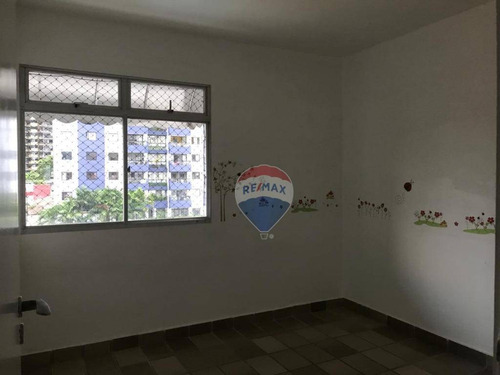 Imagem 3 de 13 de Apartamento Com 3 Dormitórios À Venda, 92 M² Por R$ 335.000,00 - Casa Amarela - Recife/pe - Ap1062