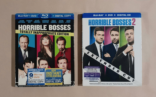 Horrible Bosses + Horrible Bosses 2 - Blu-ray + Dvd Original
