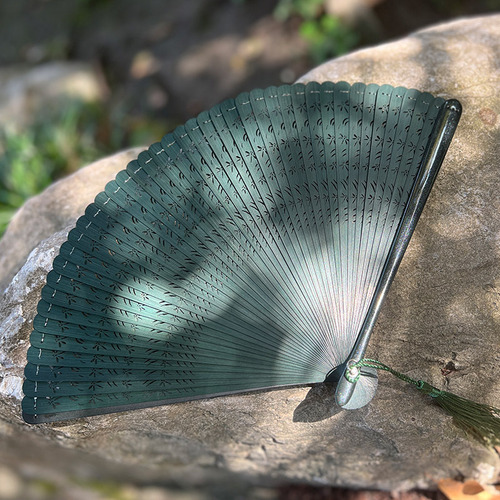 Abanico Plegable De BambĂș, Creativo Y Elegante, Para Hanfu