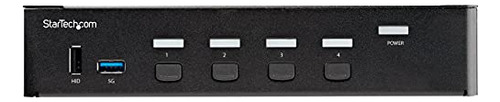 Startech.com Conmutador Kvm Hdmi De 4 Puertos - Monitor Únic