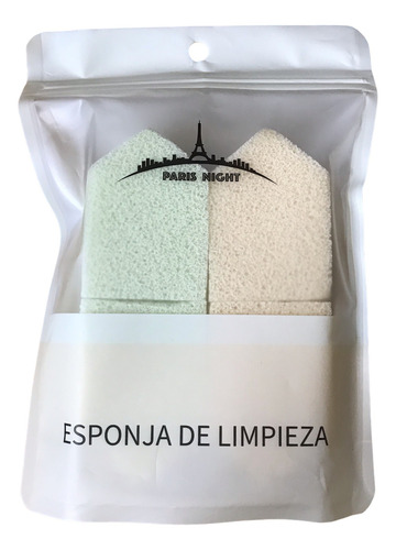 4 Esponjas De Limpieza Exfoliante Facial Rostro Paris Night