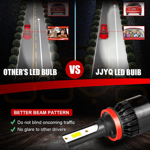 Qw1 9005 H11 Kit Led De Haz Alto/bajo Para Mazda 3 5 6 Cx5