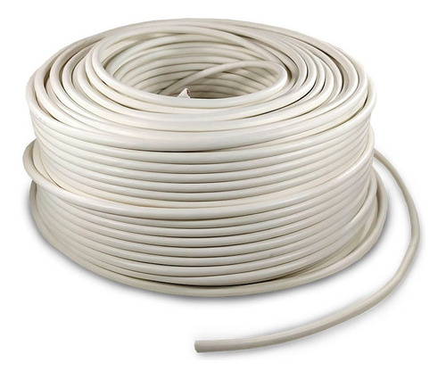 Cable Electrico Cca Calibre 14 Blanco 50 Metros