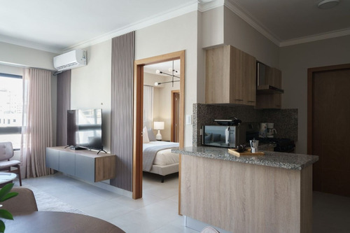 Apartamento En Venta En Evaristo Morales, Santo Domingo, 61m2, 1 Hab. 1 Parqueo, Excelente Ubicacion Con Todas Las Comodidades, Seguridad, Zona Tranquila, Oportunidad De Invertir En Tu Sueño.