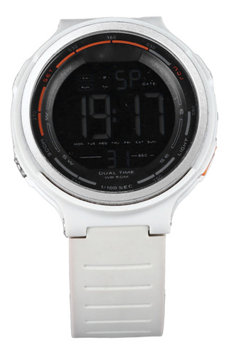 Reloj Led Deportivo Impermeable Con Doble Zona Horaria, Mult