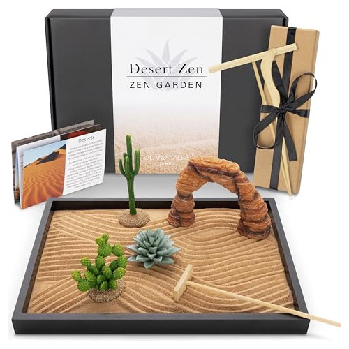 Kit De Jardín Zen Del Desierto. Decoración De Cactus ...