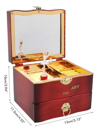Caja Para Joyas Musicales Caja De Música Clásica Con Extraíb