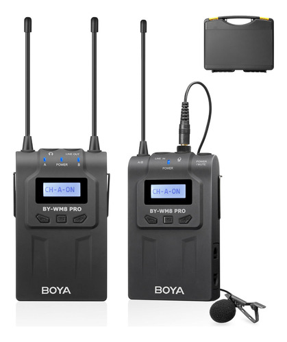Boya By-wm8 Pro-k1 Uhf - Sistemas De Micrófono Inalámbrico L