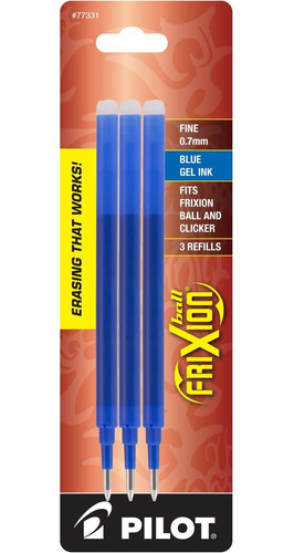 Pilot Frixion Gel Ink Refills For Erasable Pens, Fi [09qyh51