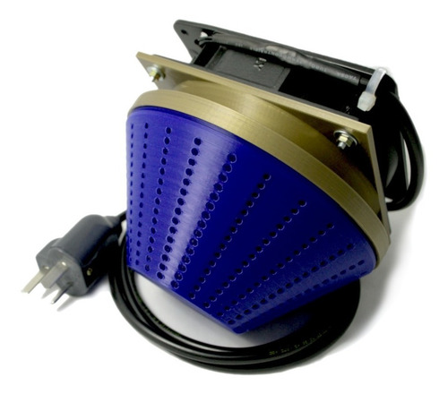 Imagen 3 de 4 de Kit Filtro Carbon Activo Con Cooler Ruleman 220v Para Indoor